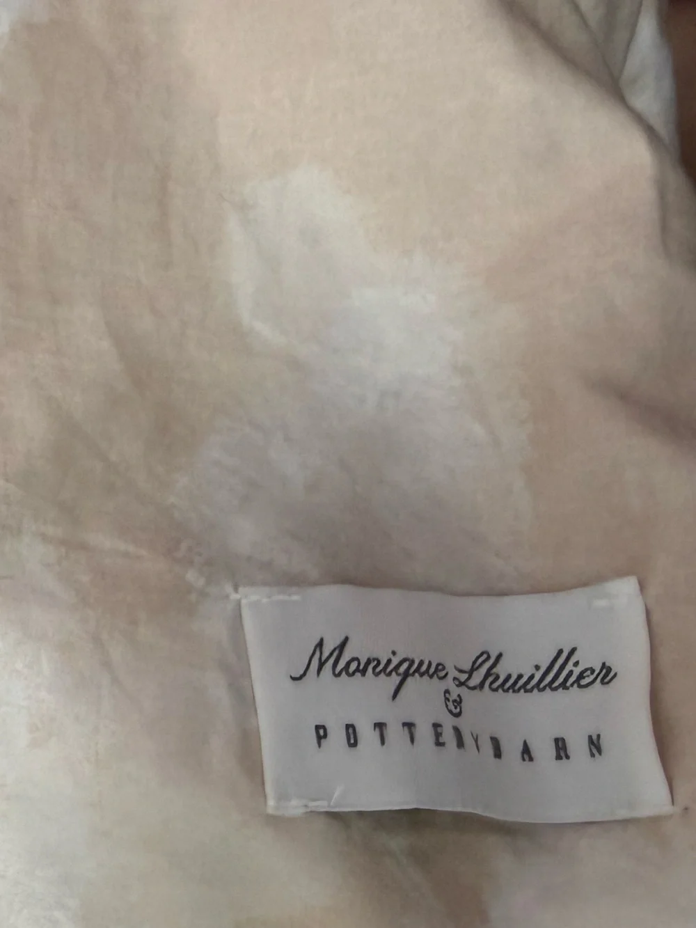 Pottery Barn & Monique Lhuillier Garden Rose Sateen Duvet & Cover- King